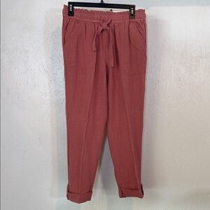 SO Women's Cropped Pants - Dusty Rose